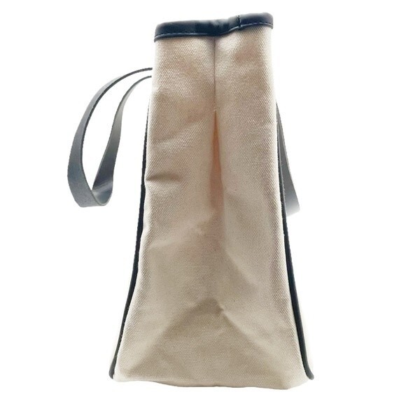 Santa Barbara Design Co Tote Canvas & Leather Sleepover Double Handled Tote Bag - Picture 6 of 11